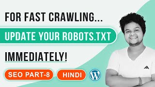 How to Create Best Robotstxt File For WordPress Website  SEO Tutorial In Hindi 2021  Part 8 [upl. by Christabel]