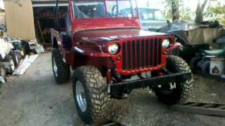 1945 willys mb jeep 4x4 restored with some added touches [upl. by Artema194]