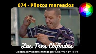 074 Los Tres Chiflados Pilotos Mareados  A Color 1943 Audio Latino [upl. by Ynohtnaluap]