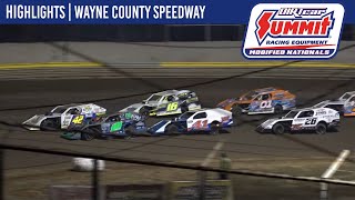 DIRTcar Summit Modified Nationals  Wayne County Speedway  July 16 2023  HIGHLIGHTS [upl. by Kneeland893]