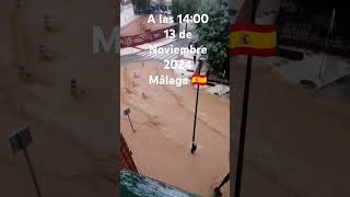 Inundación Málaga ⛈️⛈️⛈️🙏🙏 lluviasfuertes tormenta [upl. by Aelgna905]