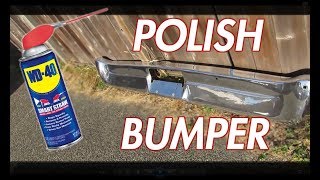 HOW TO POLISH CHROME BUMPERS LIKE NEW [upl. by Faires]