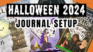 New Creative Journaling Ideas Halloween 2024 Journal Setup  Archer amp Olive  Rongrong Stickers [upl. by Immat]