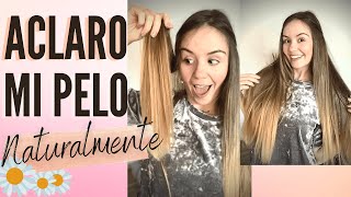 Aclarar el Pelo NATURALMENTE 🌿Descubre como ACLARAR EL CABELLO de forma natural [upl. by Edyak]