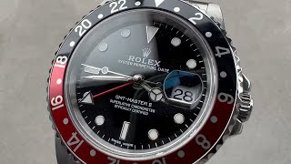 Rolex GMTMaster II Coke 16710 Rolex Watch Review [upl. by Haodnanehs]