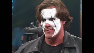 Sting beats up NWO Sting The NWO confront Sting about joining the NWO 1996 WCW [upl. by Adli]