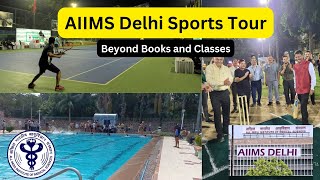 AIIMS Delhi Sports Complex Tour  Campus facilities [upl. by Nagad]