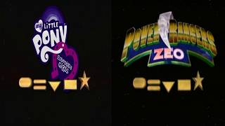 MLP Equestria Girls Power Rangers Zeo Style Comparison Video [upl. by Hasen]