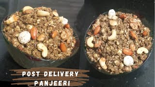 How to Make Panjiri For New Mother  Panjiri Recipe for Post Delivery Moms  Punjabi Panjiri Recipe [upl. by Eyllib]