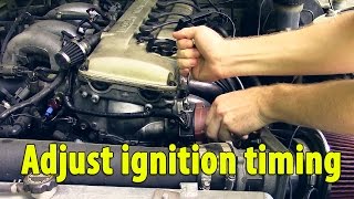 Setting Ignition Timing 240sx KA24de [upl. by Alig]