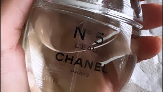 Chanel No 5 L’Eau unboxing designerperfumes unboxingvideo perfumecollection fragrance [upl. by Sinnod]