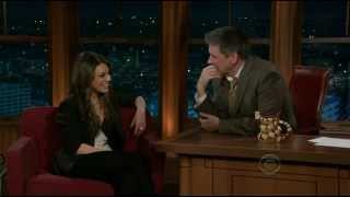 Mila Kunis Late Late Show Craig Ferguson 2011 [upl. by Nehepts]