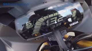 Yamaha YZFR125 2019 acceleration 0140 kmh [upl. by Freddie156]