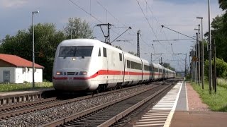 Zug um Zug  Rheintalbahn KarlsruheBaselZug trainfart train [upl. by Hara]