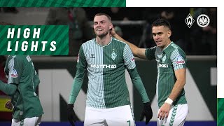 Ducksch und Borré treffen erneut  Werder Bremen – Eintracht Frankfurt 22  Highlights amp Interviews [upl. by Edie]