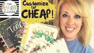 How to customize THE HAPPY PLANNER for CHEAP [upl. by Theall]