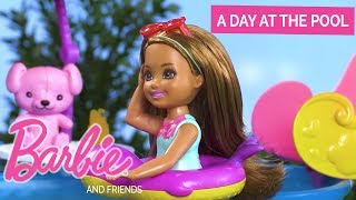 A Day at the Pool with Chelsea Doll amp Friends  Barbie [upl. by Darcy634]