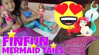 Lifia Niala Buka Paket Putri Duyung Monofin  Unboxing Fin fun Mermaid Tails Indonesia [upl. by Eded824]