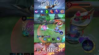 Kagura vs Turret mobilelegends mlbb goluwarner [upl. by Eenttirb]