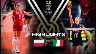 🇵🇱 POL vs 🇮🇹 ITA  Highlights  Womens OQT 2023 [upl. by Nocam72]