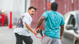 Aggressively Taking Pictures of GANGSTERS in the Hood GONE WRONG MUST WATCH [upl. by Inot]