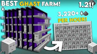 Minecraft BEST Ghast Farm 121  Ghast Farm Tutorial In Minecraft  3220 Perh [upl. by Iolenta871]