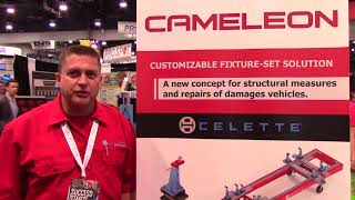 At SEMA 2018 Bob Stevenson of Celette Introduces the Cameleon Premium [upl. by Duval762]