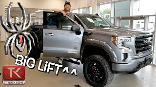 This Custom GMC Sierra Has BIG Personality  2021 SCA Performance Black Widow InDepth Look [upl. by Orian741]