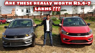 All New Tata Tiago XZplus and XZ 2021 ft exploring desi  Interiors Exteriors and Comparison [upl. by Nollek]