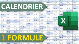 Une formule simple pour un calendrier annuel perpétuel [upl. by Sharline]