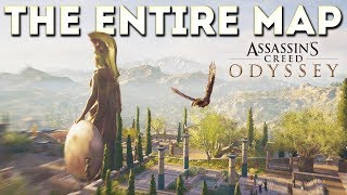 Assassins Creed Odyssey  Exploring the FULL Map in 40 Minutes New Gameplay PS4 Xbox One PC [upl. by Nwahsiek]