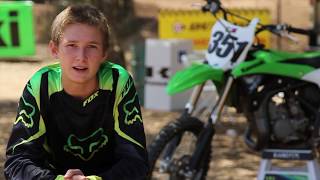 2014 Kawasaki KX85KX100  Try Out [upl. by Aihsot]