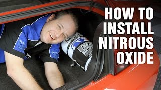 HowTo Install Nitrous Oxide Ford Mustang Motorz 61 [upl. by Ainuj128]