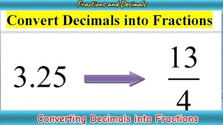 Converting Decimals to Fractions 4th Grade Maths  Fractions and Decimals  MathOGuide [upl. by Ikeda882]