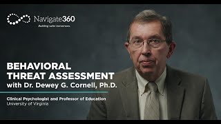 Dr Cornell and Navigate360  Behavioral Threat Assessment and Youth Violence Prevention [upl. by Cynera]