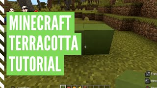 How To Make TERRACOTTA In Minecraft And Dye It [upl. by Samot56]