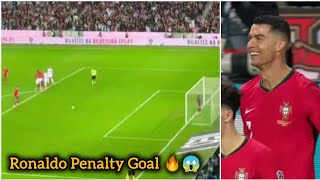 Cristiano Ronaldo Panenka Penalty Goal Vs Poland  Portugal 51 Poland Highlights [upl. by Tnerual]