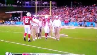 Kevin Kolb blows off John Skelton [upl. by Moore]