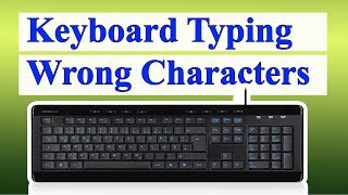 How To Fix Keyboard Typing Wrong CharactersLetters in Windows 10 [upl. by Hayimas]