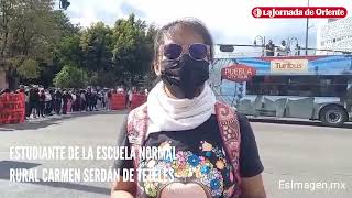 quotQueremos que nos resuelvan las problemáticas que tenemosquot Normalistas de Teteles [upl. by Elwaine491]