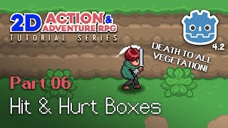 Hit amp Hurt Boxes  E06  Make a 2D Action amp Adventure RPG in Godot 4 [upl. by Karol525]