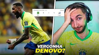 Brasil 1 x 1 Uruguai  GERSON FAZ GOLAÇO MAS BRASIL JOGA MAL DNV😡 [upl. by Alahc478]