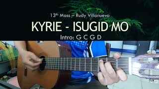 Isugid Mo  Rudy Villanueva  Guitar Chords [upl. by Phillie]