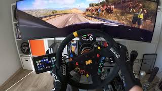 CRAZY SPEED 2 DIRT Rally 20  Audi S1 WRX  High End Full Motion Simracing Simulator [upl. by Arramat76]