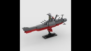 LEGO Space Battleship Uchu Senkan Yamato MOC  Minifigure Scale  Video Instructions [upl. by Joane]