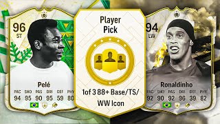 UNLIMITED 88 ICON PLAYER PICKS amp PACKS 😲 FC 24 Ultimate Team [upl. by Hillard]