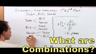 Combinations Vs Permutations in Probability amp Statistics  2 [upl. by Moll]