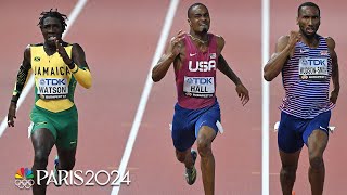 Another final another upset first time Worlds finalist wins thrilling mens 400m  NBC Sports [upl. by Hedwig]