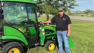 How to Use SinglePoint Hydraulic Connection for John Deere 1 Series Tractors [upl. by Aineg]