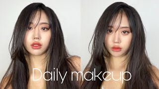 15 mins Korean daily makeup  easy  affordable [upl. by Aiksa]